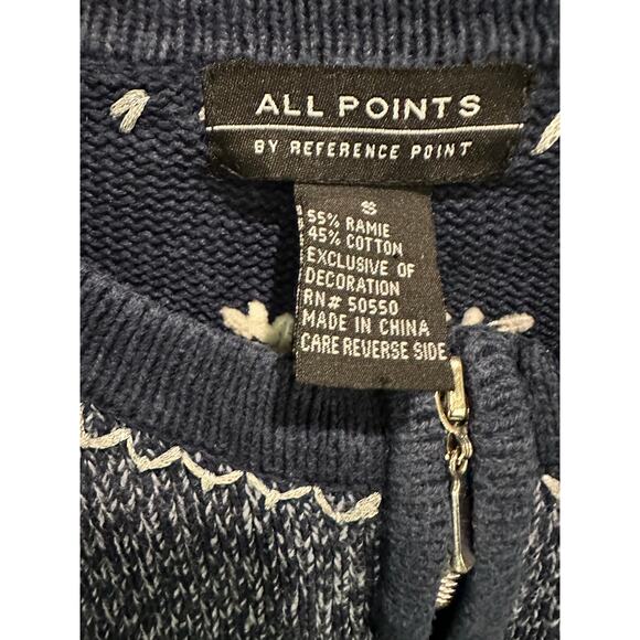 Vintage Santa Ugly Christmas Soft Girl Cottage Core Grandma Cardigan Sweater - Picture 7 of 8